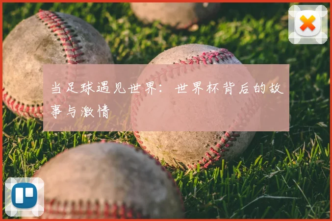当足球遇见世界：世界杯背后的故事与激情